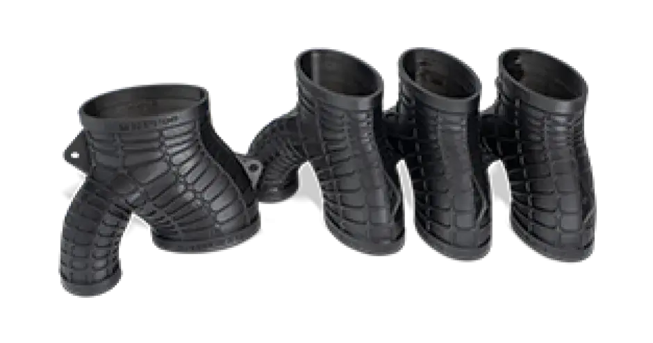 Un adattatore collettore realizzato con Figure 4 RUBBER-BLK 10 