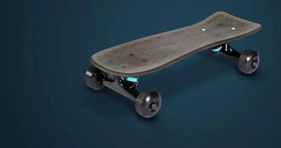Skateboard stampato in 3D con tecnologia MJP