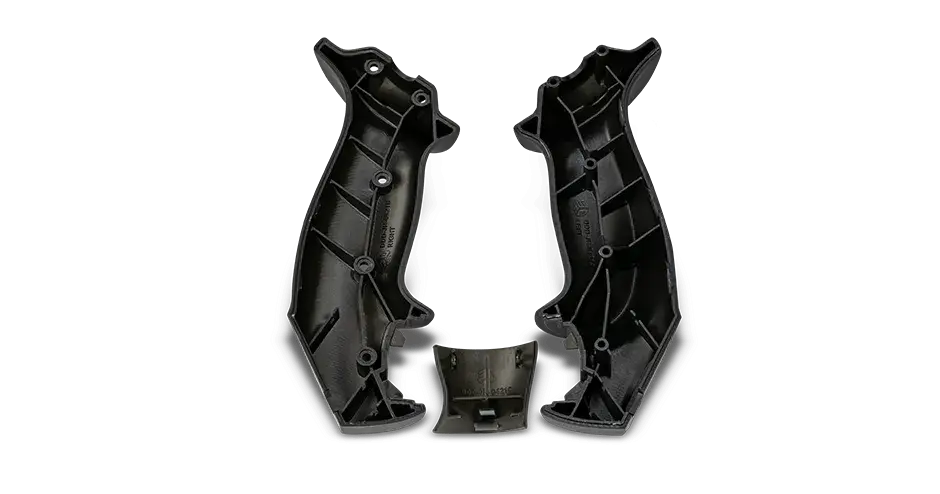 joystick HOTAS smontato realizzato in materiale figure 4 tough black 65c