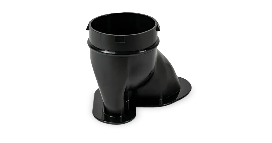 condotto stampato in 3D realizzato in Accura AMX Rigid Black