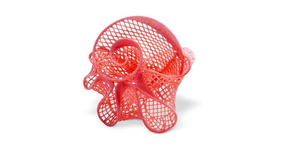 Anello in cera realizzato in VisiJet Wax Jewel Red